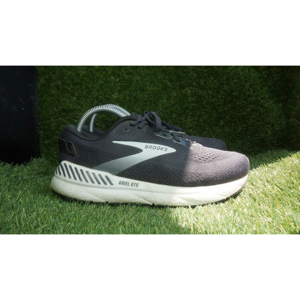 Brooks Ariel GTS Womens Running Shoes SZ 9 EE Gray Black Stability Sneakers